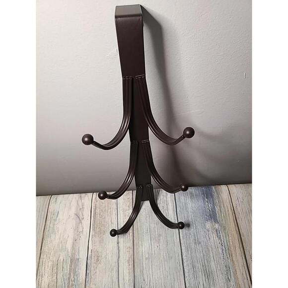 Smart Home Bronze Tone 6 Hook Over The Door Organizer - Picture 2 of 7